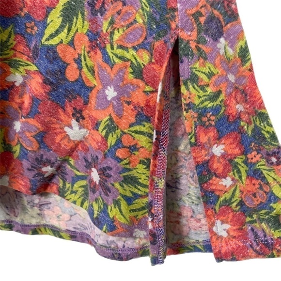 Nwt | LuLaRoe Perfect T Multi-color Floral Print Size XXS - Picture 3 of 5